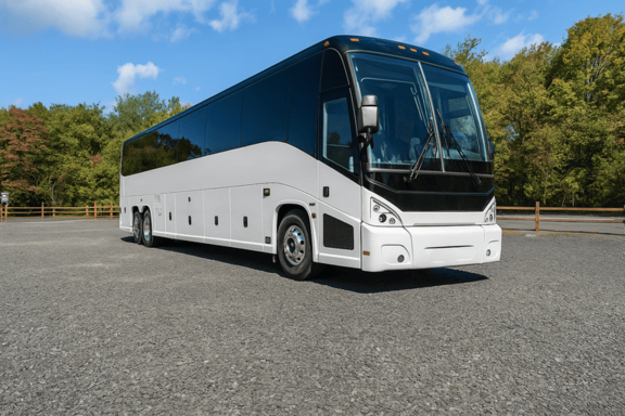 Charter Bus Rental West Haven 56 Passenger Charter Bus